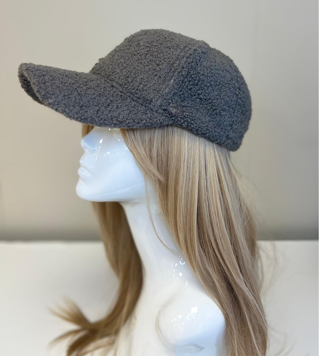 Grey Teddy Cap