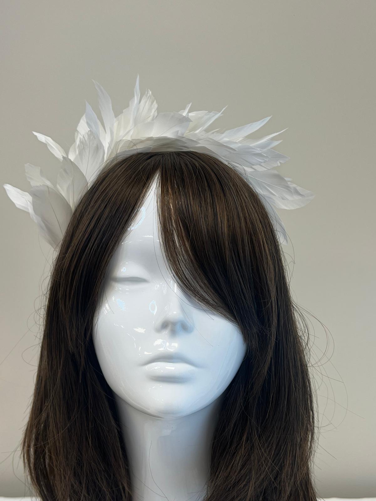 Gaia White Headband