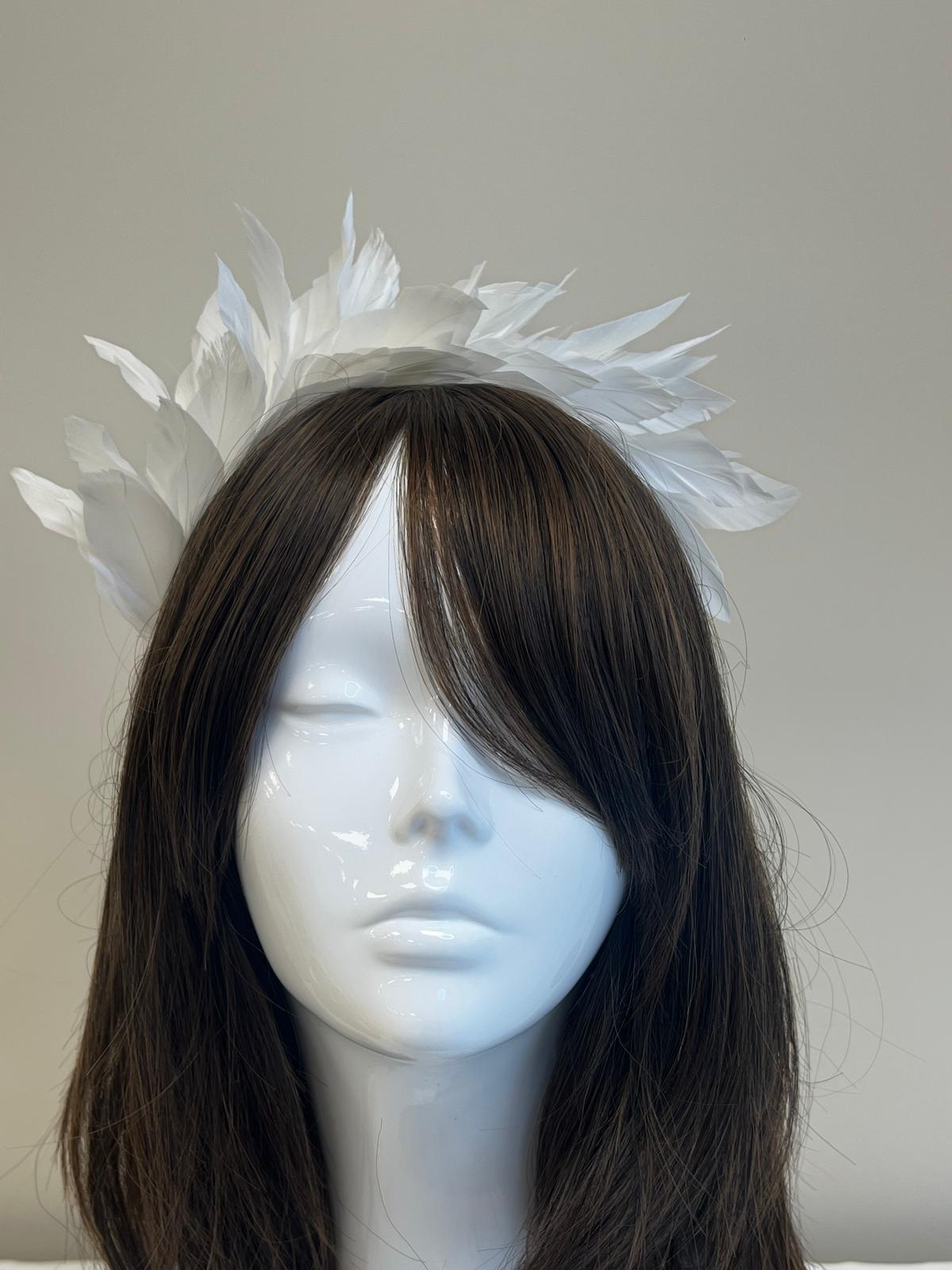 Gaia White Headband