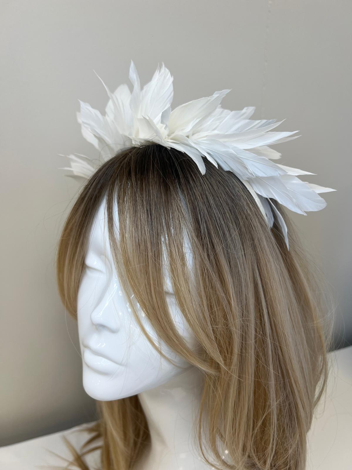 Gaia White Headband