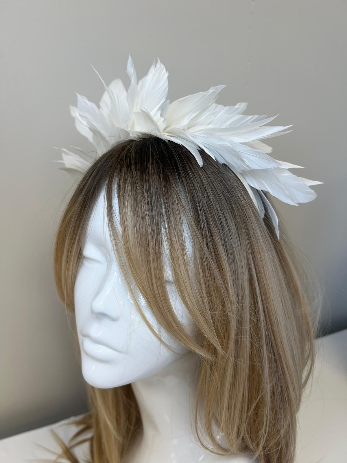 Gaia White Headband