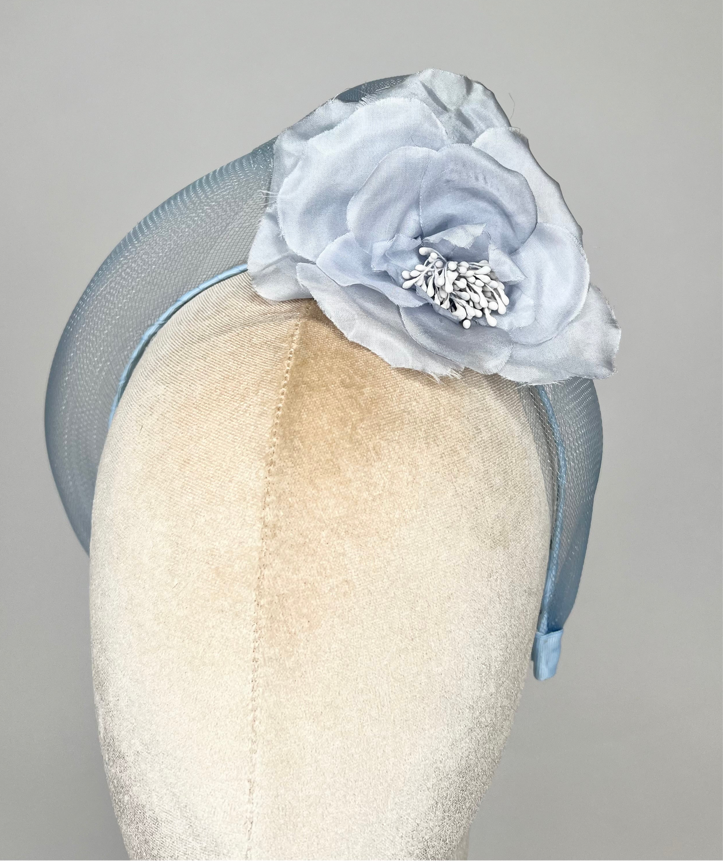 Fleur Crin Headband Blue