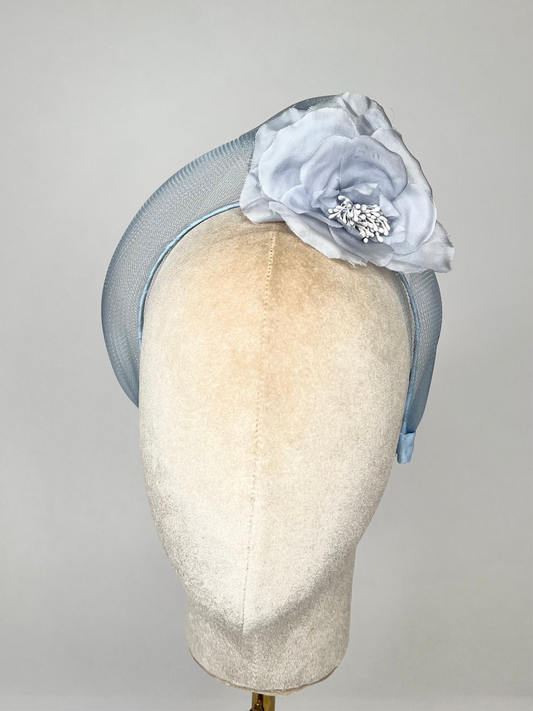 Fleur Crin Headband Blue