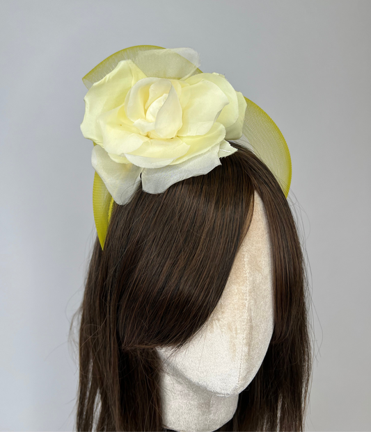 Fleur Crin Headband yellow