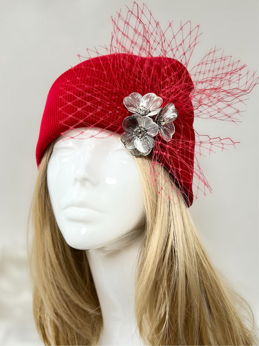 Red Veil Beanie
