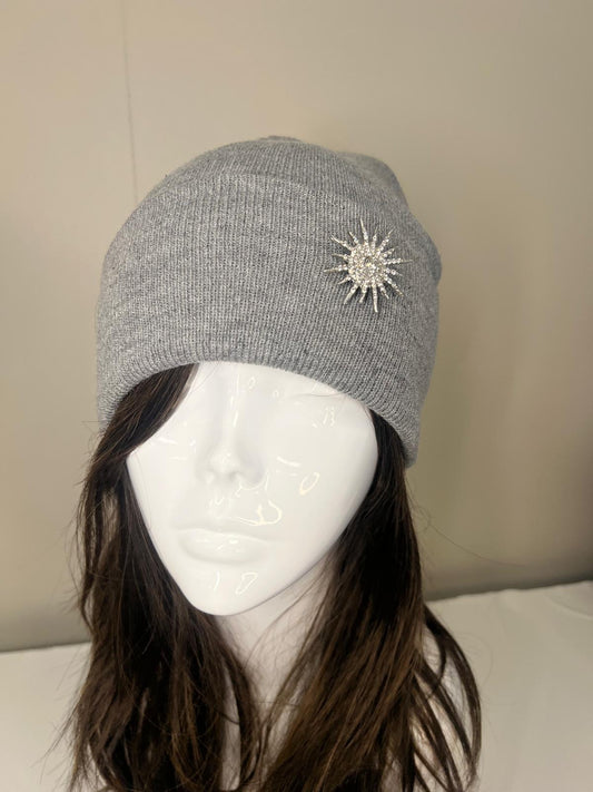 Grey Star Beanie