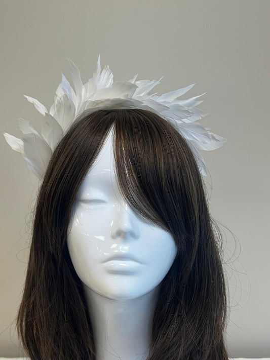 Gaia White Headband